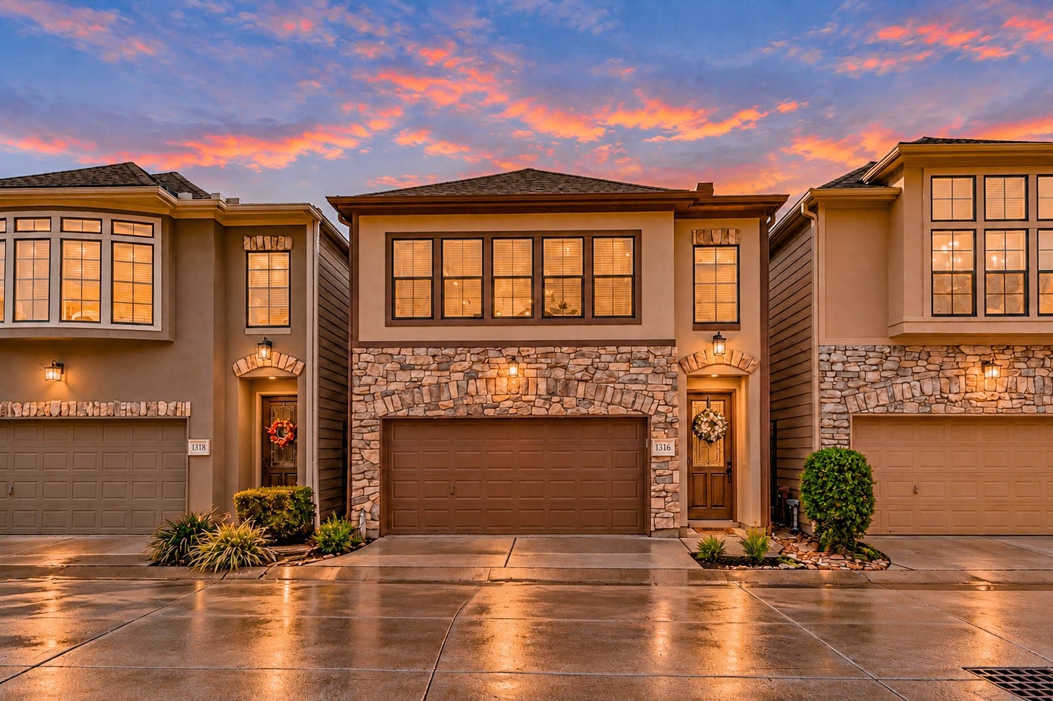 1316 Studer Street, Houston, TX 77007 Welcome to this beautifully appointed 2-bedroom, 2-bath townhome tucked inside the gated Memorial Park Village community in Houstons sought-after Rice Military/Washington Corridor.