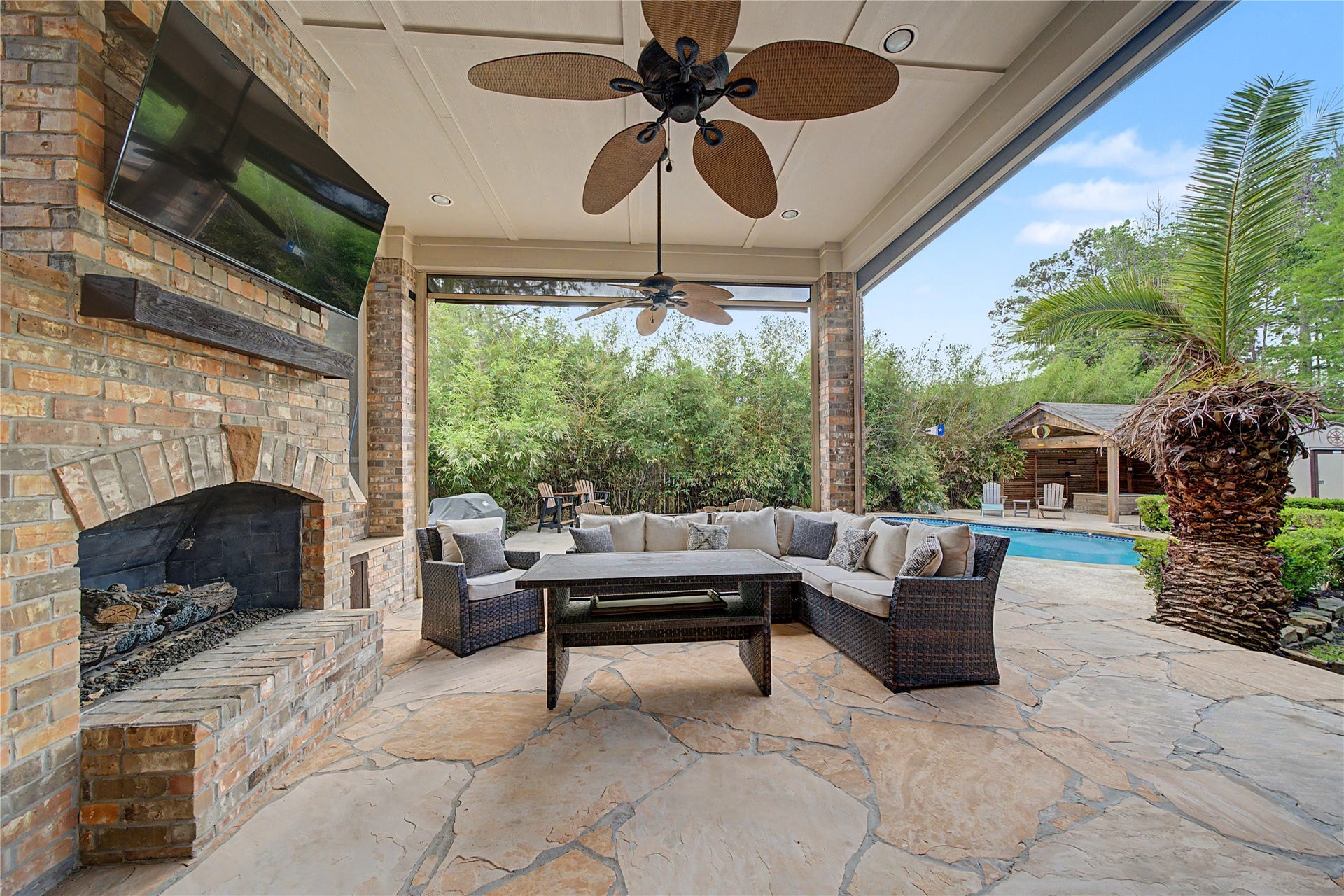 28431 Lauren Cove Lane, Spring, TX 77386 But what truly sets this home apart is the backyard.