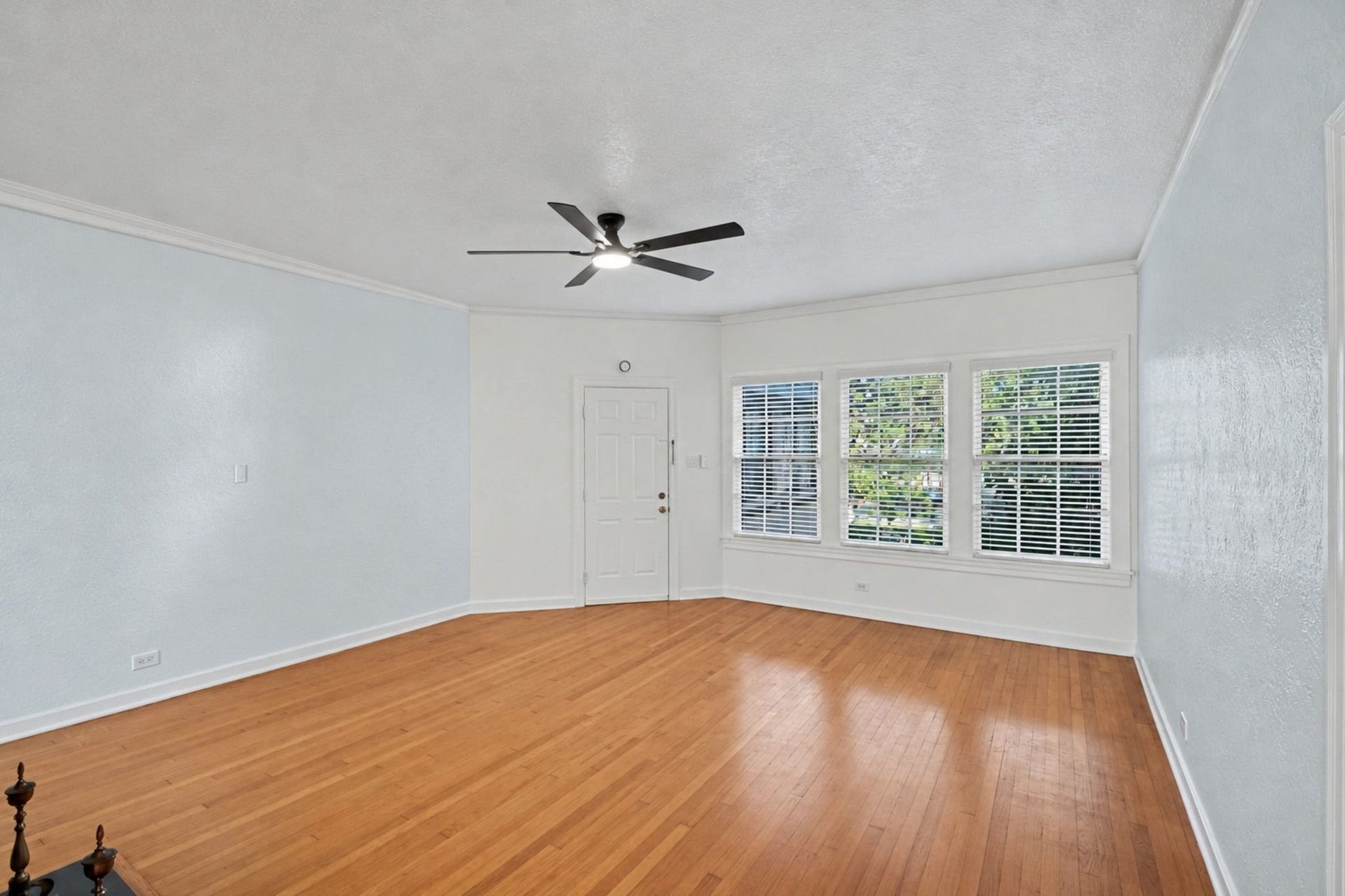 4408 Yoakum Boulevard, #4, Houston, TX 77006 Another view of the large living room with an abundance of windows and light.
