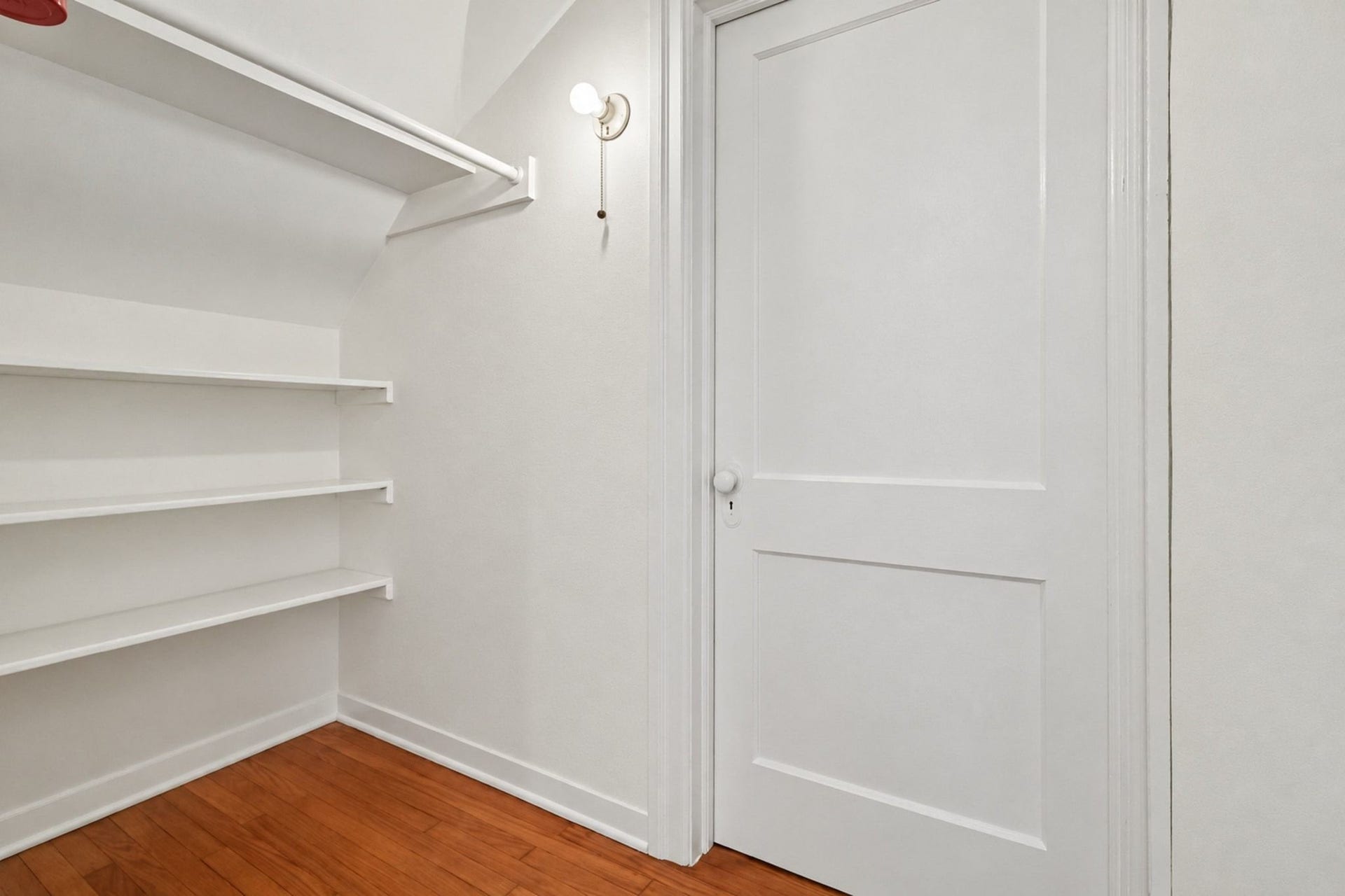 4408 Yoakum Boulevard, #4, Houston, TX 77006 One of two closets in the upstairs second primary suite.