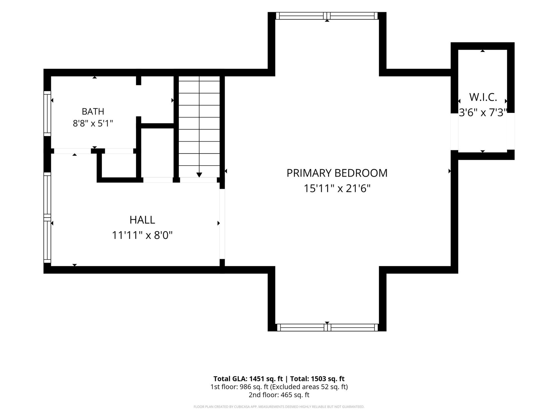 4408 Yoakum Boulevard, #4, Houston, TX 77006 Second floor of unit.