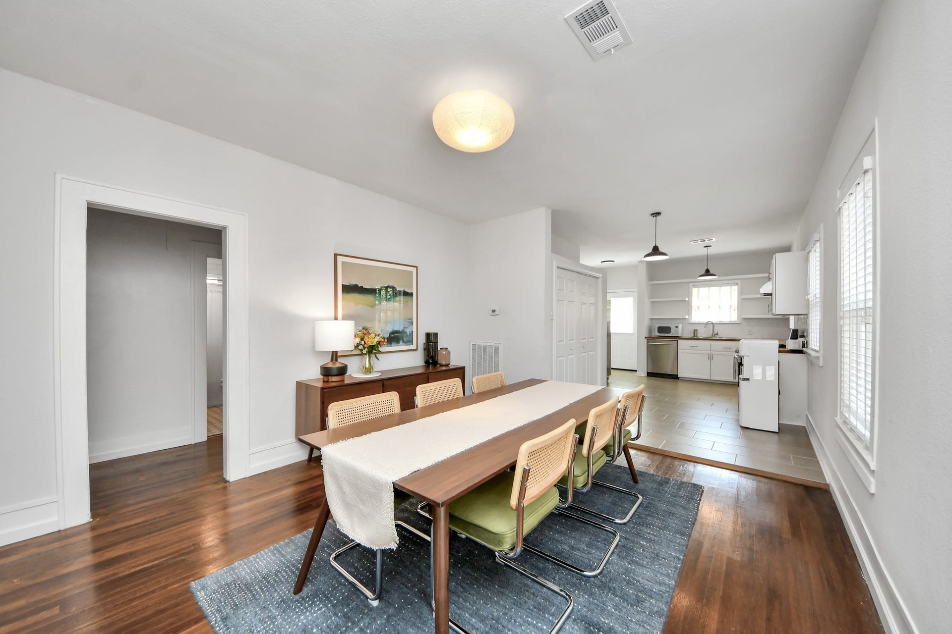 Timeless character and everyday functionality come together in this inviting dining area, ready for meals and moments shared.