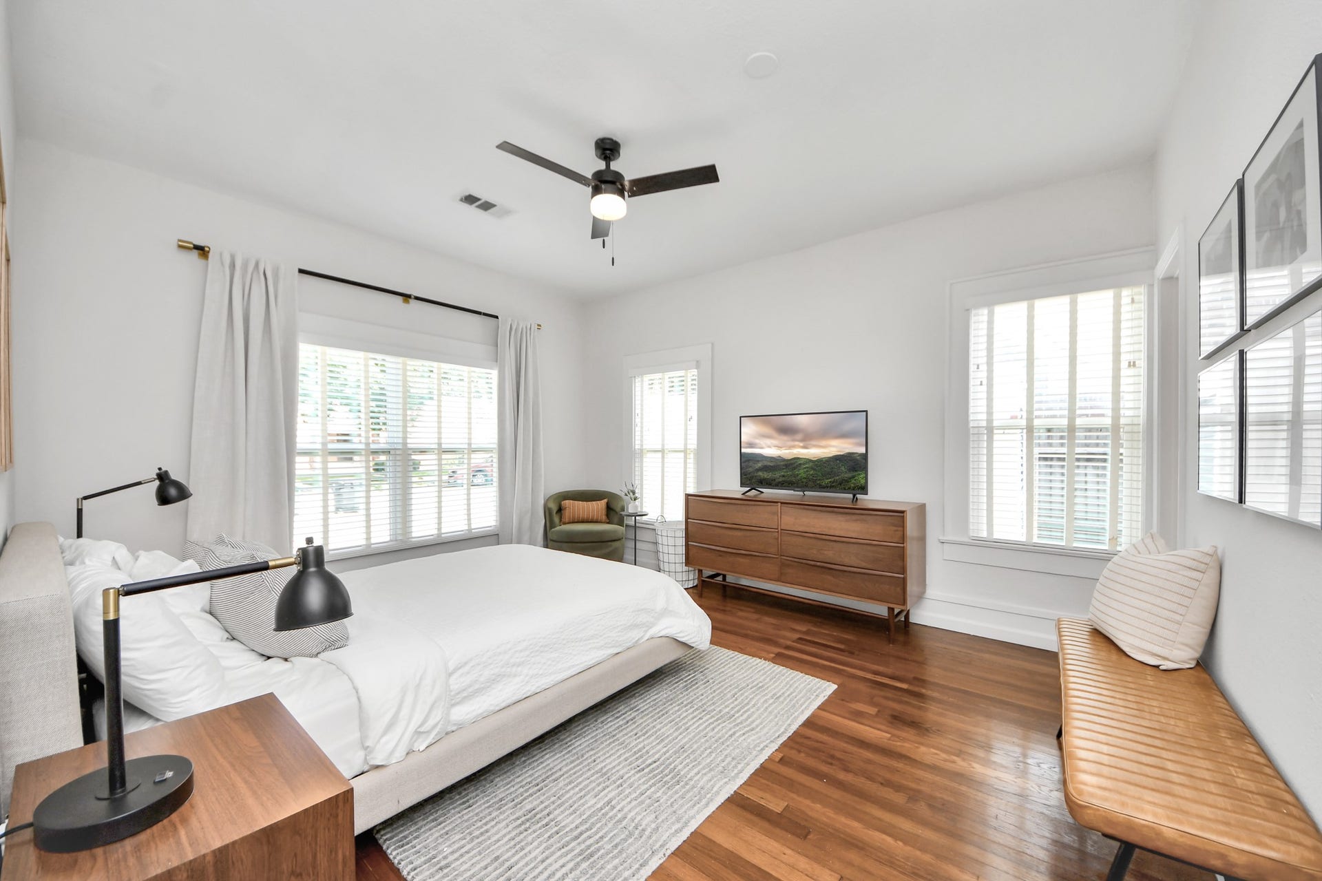 Enjoy the comfort of a dedicated primary suite, offering a peaceful escape from the demands of everyday life.