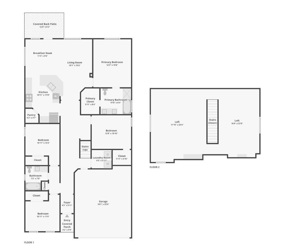 Floor plan view of this amazing home!