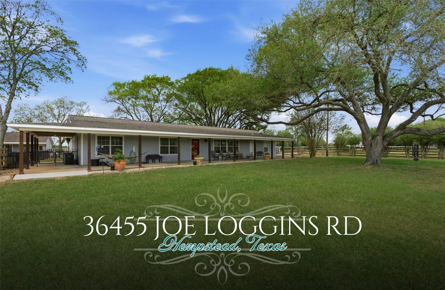 Property photo for 36455 Joe Loggins Road, Hempstead, TX