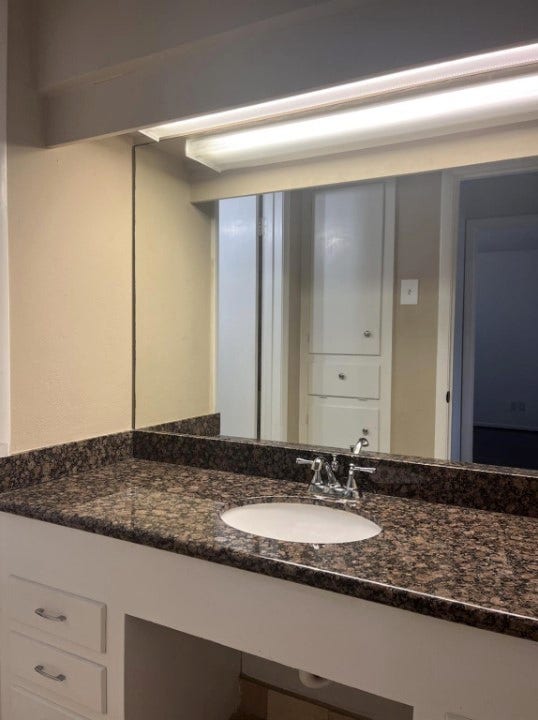 Another sink available in this bathroom.