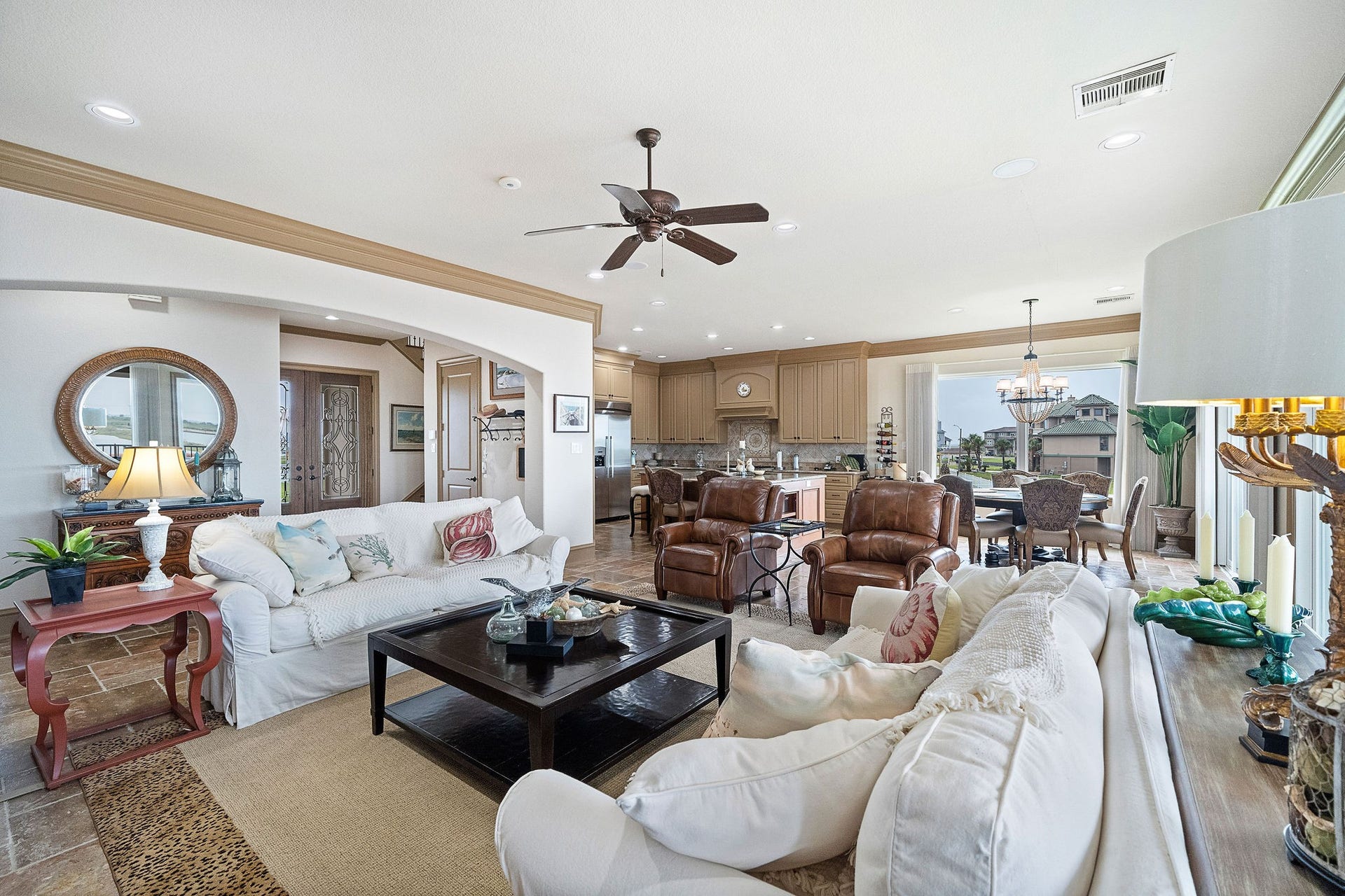 21 Loggerhead, Hitchcock, TX 77563 Designed with gatherings in mind, the home provides plenty of space for family and friends to enjoy