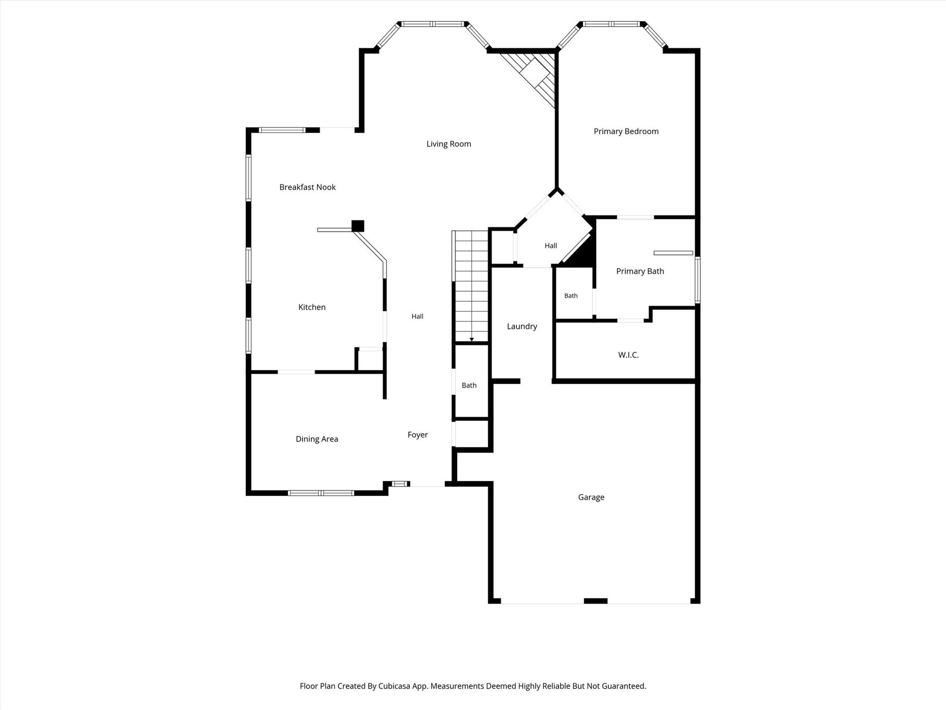 First floor layout showcasing the spacious and functional living areas.