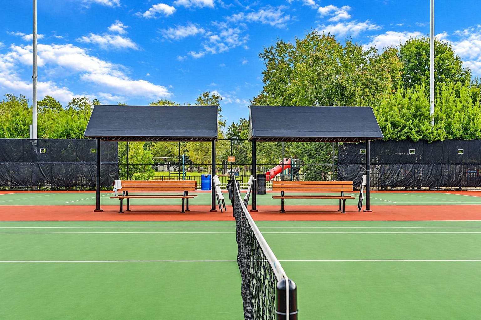 4230 Riley Street, Houston, TX 77005 Steps from Colonial Parks tennis and pickleball courts, with shaded courtside pavilions set beneath mature oaks.