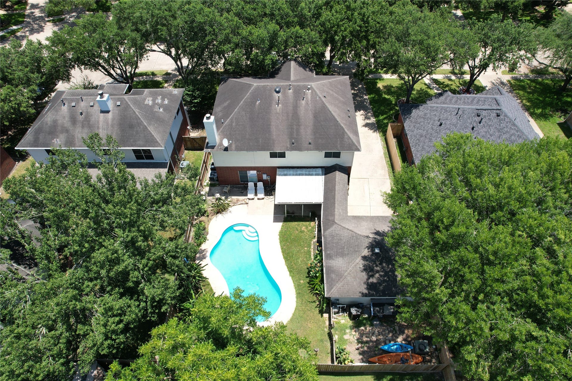 2810 White Oak Lane, Pearland, TX 77584 Aerial View