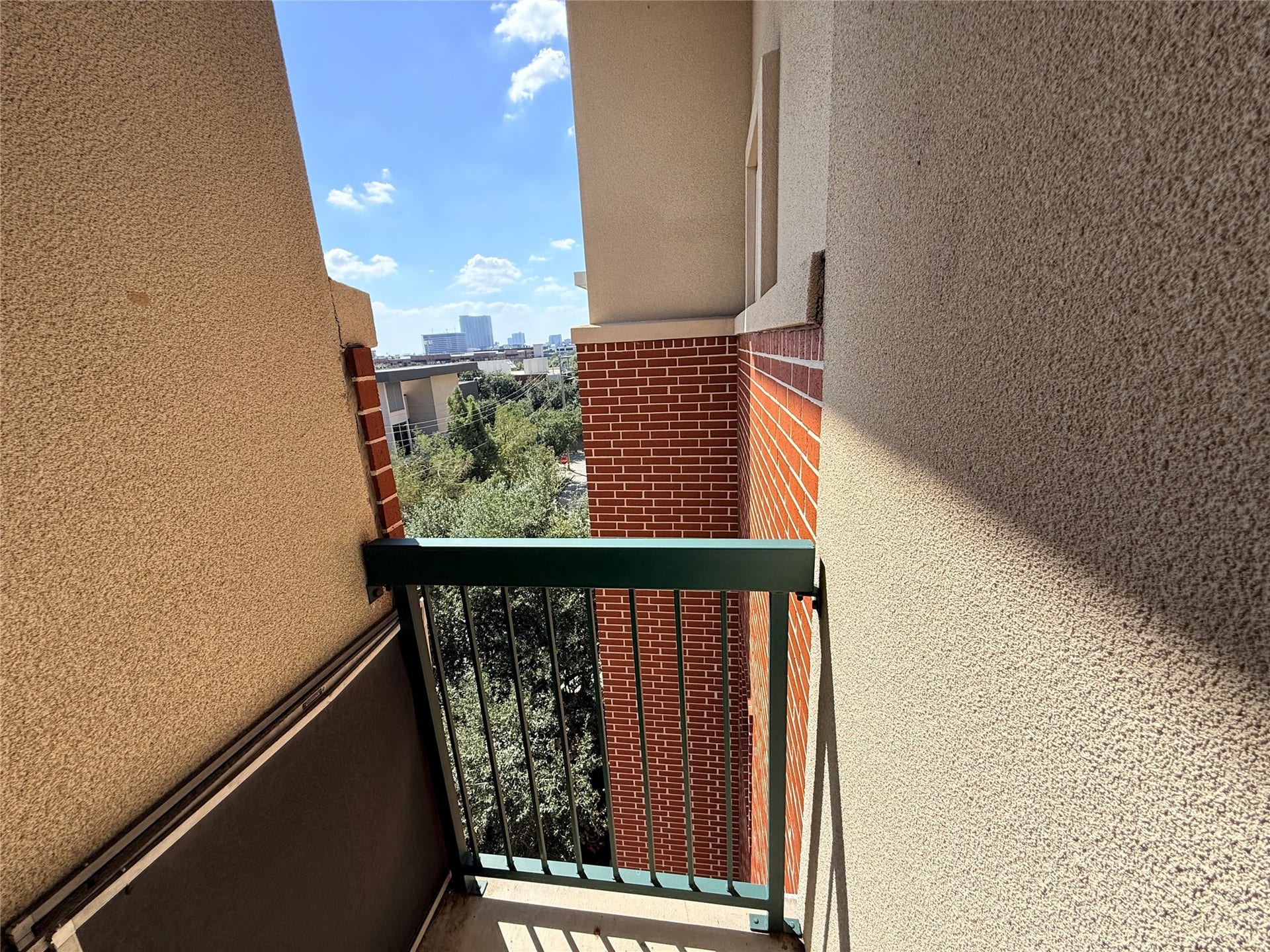 300 St Joseph Parkway, #412, Houston, TX 77002 Second bedroom balcony.