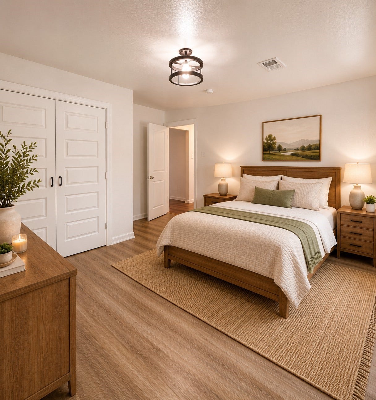 3004 Woodland Drive, Dickinson, TX 77539 Staged 1st floor bedroom