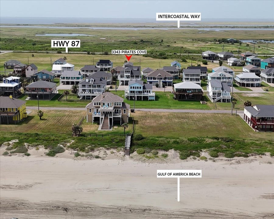 Property photo for 3343 Pirates Cove, Crystal Beach, TX