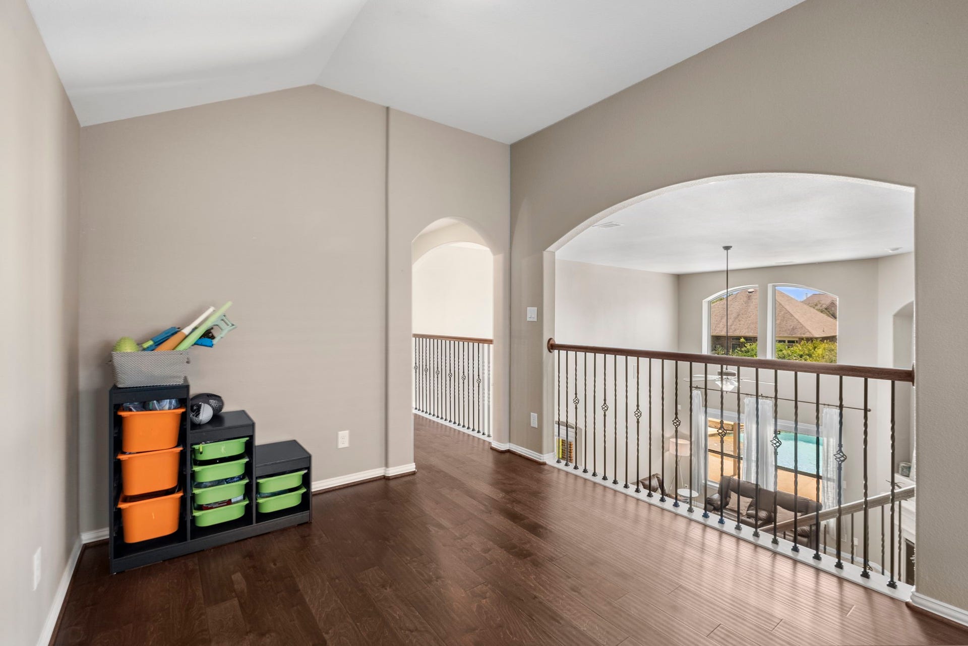 19519 Arbor Lodge Drive, Cypress, TX 77433 Another view of the loft style game room.