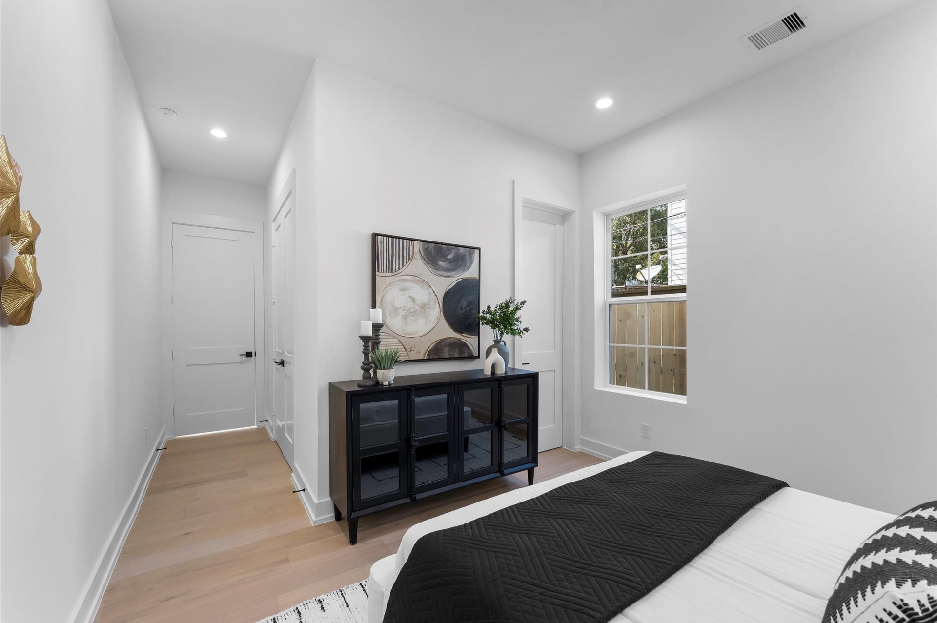 2926 Michaux Street, Houston, TX 77009 First floor bedroom.