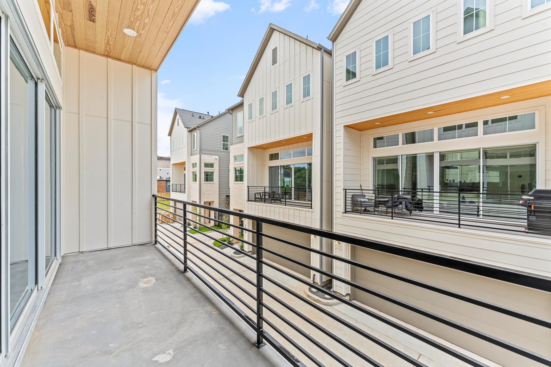 Each home comes with a private balcony off the second floor living.