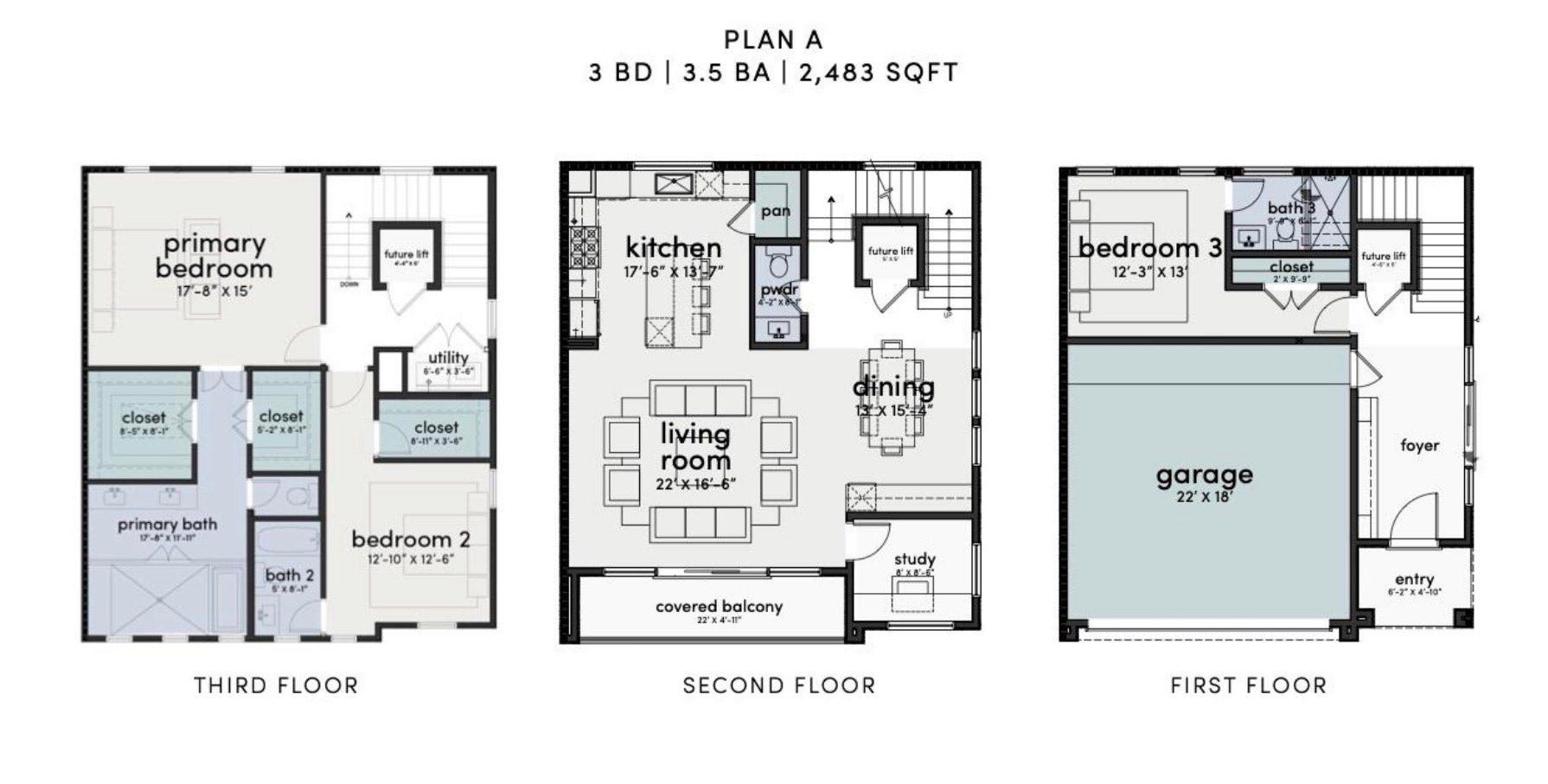 Thoughtfully designed floor plan.