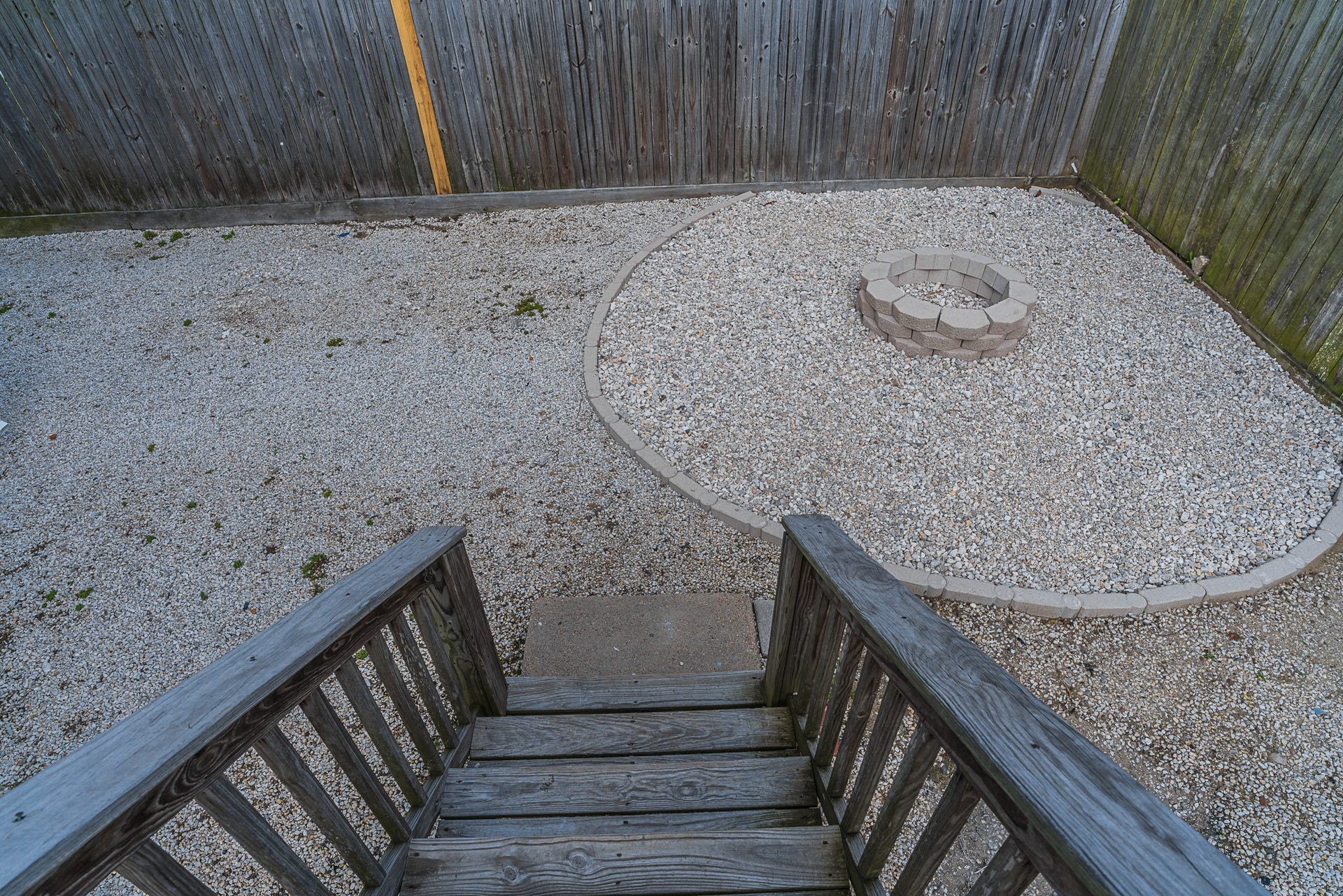 2511 Avenue L, Galveston, TX 77550 Backyard fire pit