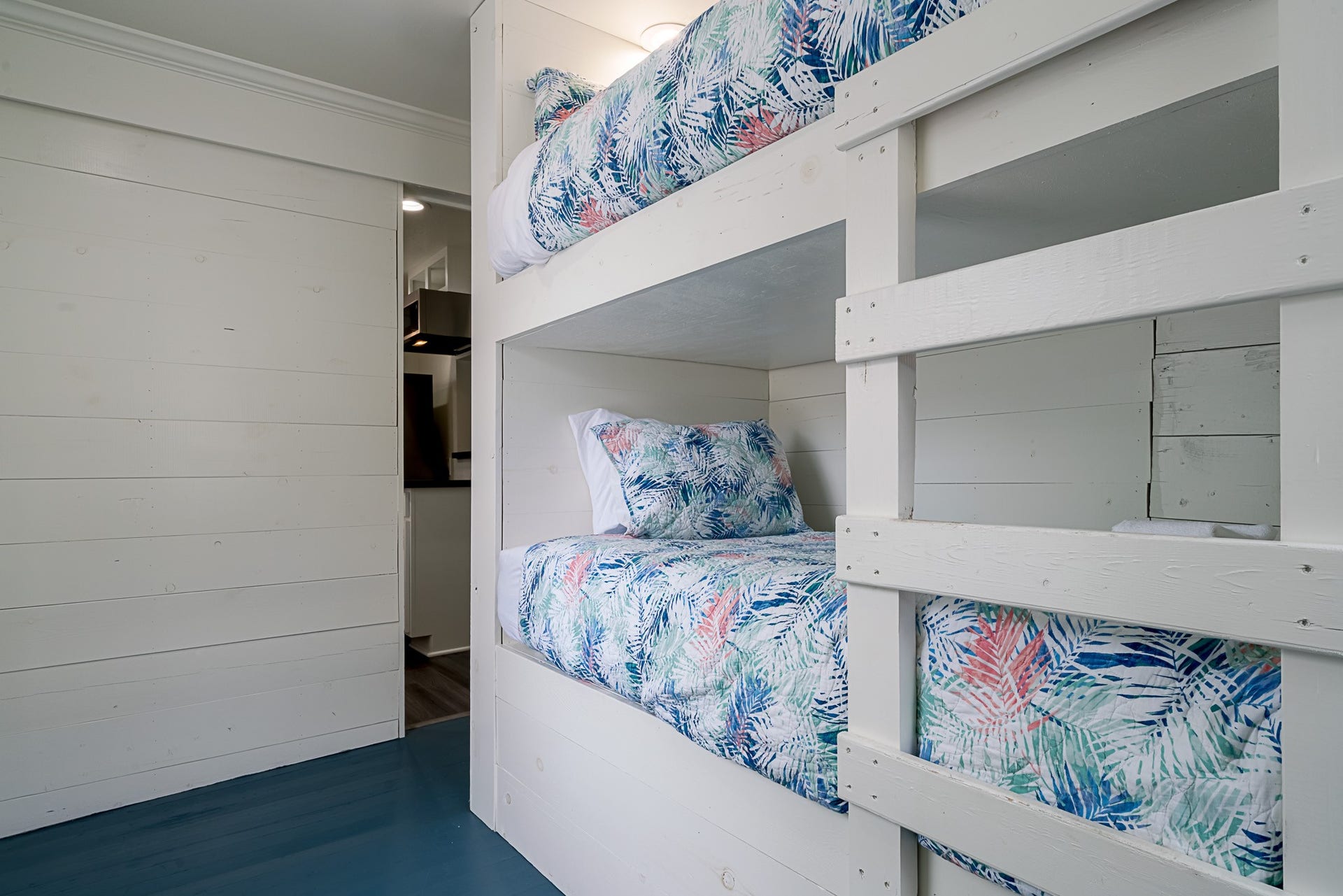 2511 Avenue L, Galveston, TX 77550 Bedroom four features twin bunk beds