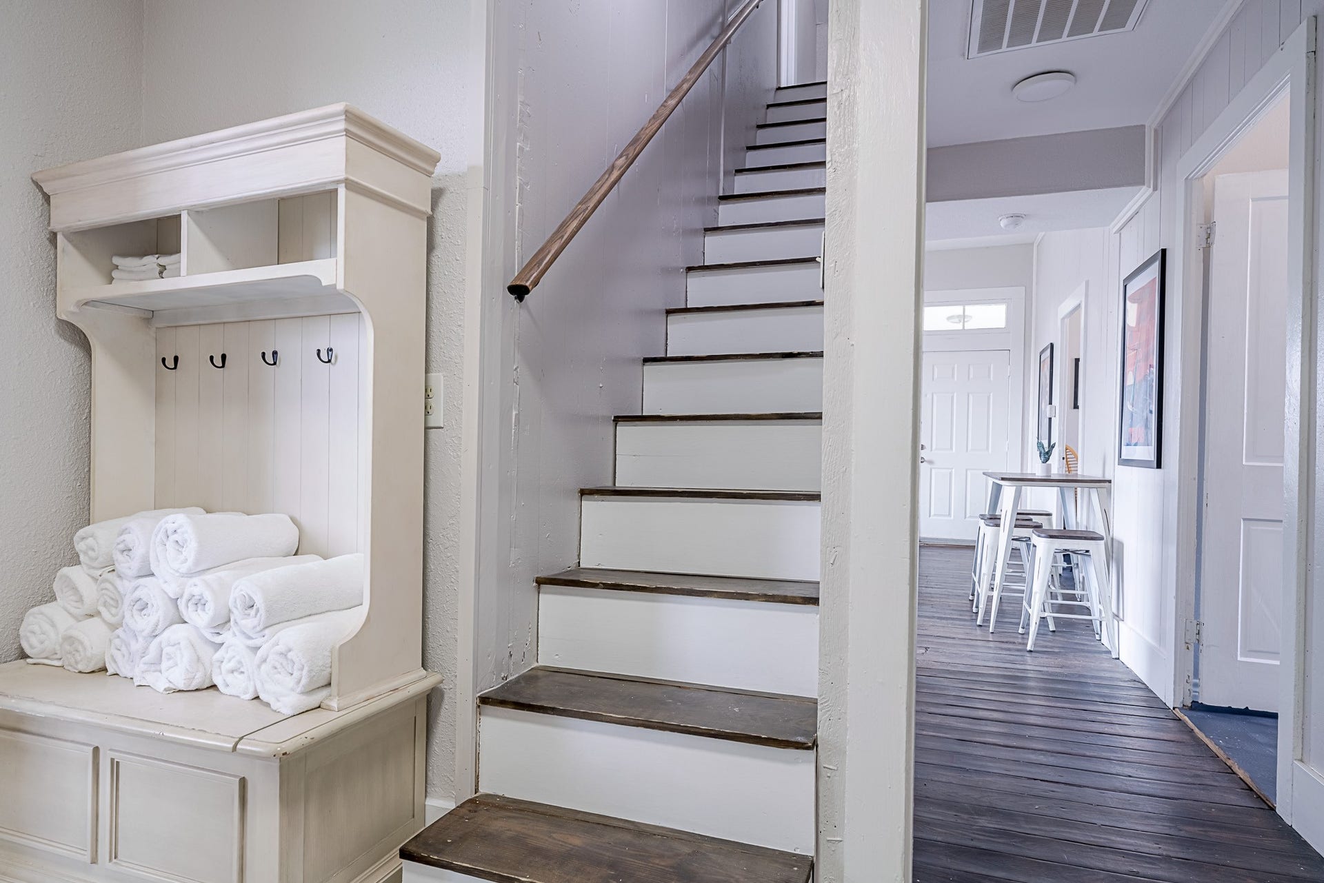 2511 Avenue L, Galveston, TX 77550 Stairs leading to more bedrooms on the second floor half story