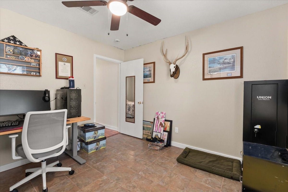 1209 E Brown Lane, Deer Park, TX 77536 Secondary bedroom currently used as home office space