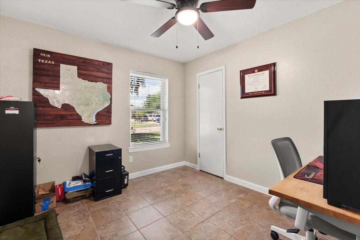 1209 E Brown Lane, Deer Park, TX 77536 Secondary bedroom currently used as home office space