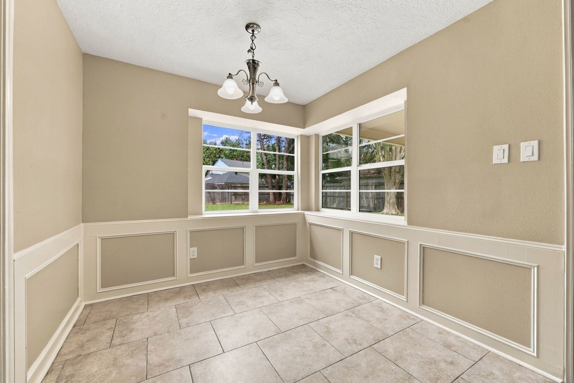 11310 Olympia Drive, Houston, TX 77077 Breakfast Room with such a nice view of the back yard.