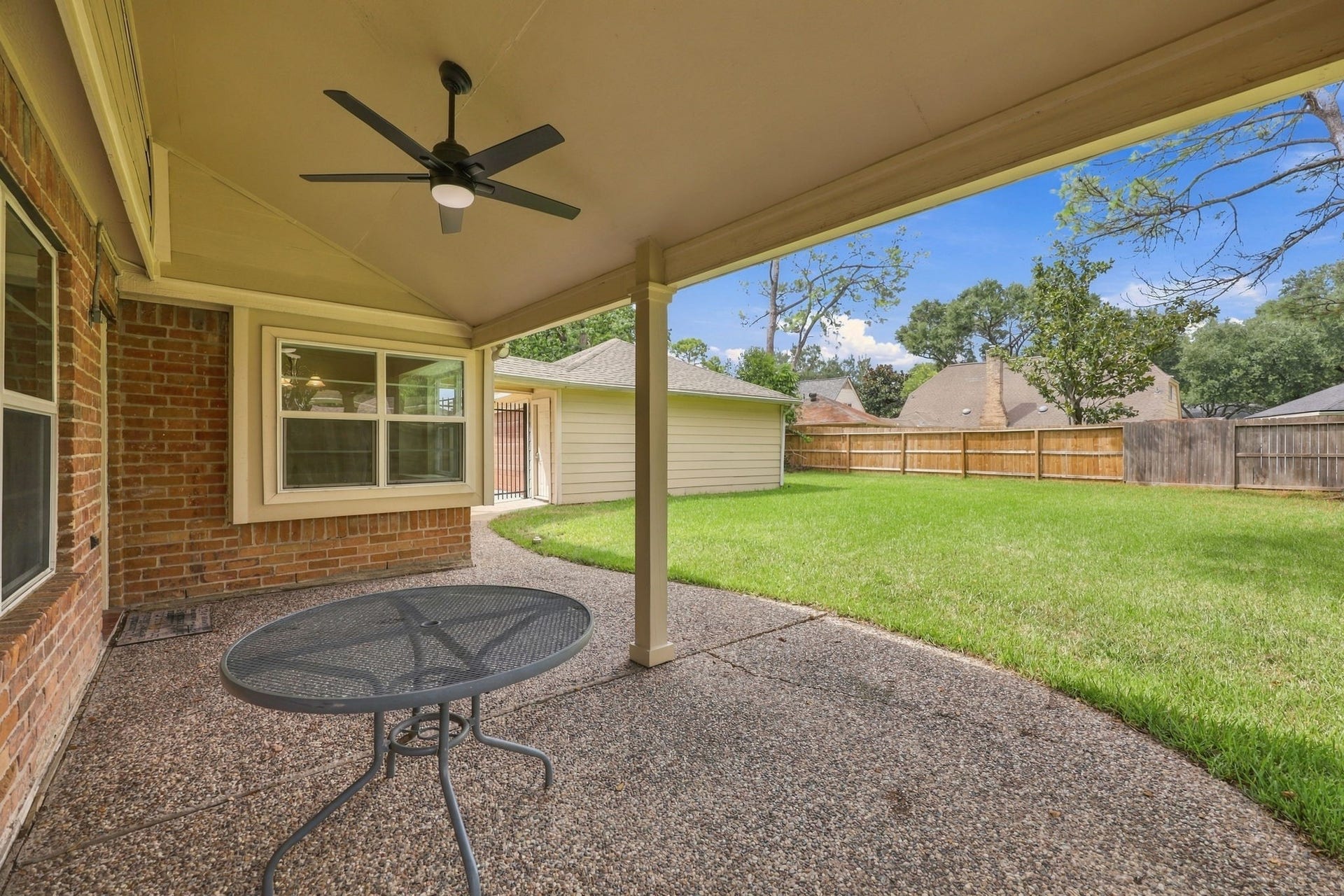 11310 Olympia Drive, Houston, TX 77077 View of the huge, beautiful, green back yard.