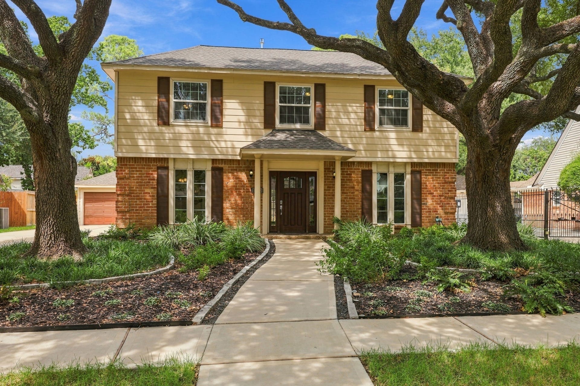 11310 Olympia Drive, Houston, TX 77077 11310 Olympia Drive with its new sidewalk and walkway to the front door.