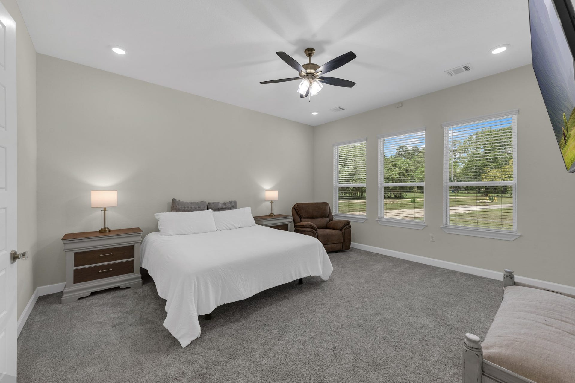 22694 Brook Forest Road, New Caney, TX 77357 OVERSIZED Primary Suite with plenty of space for a sitting area!