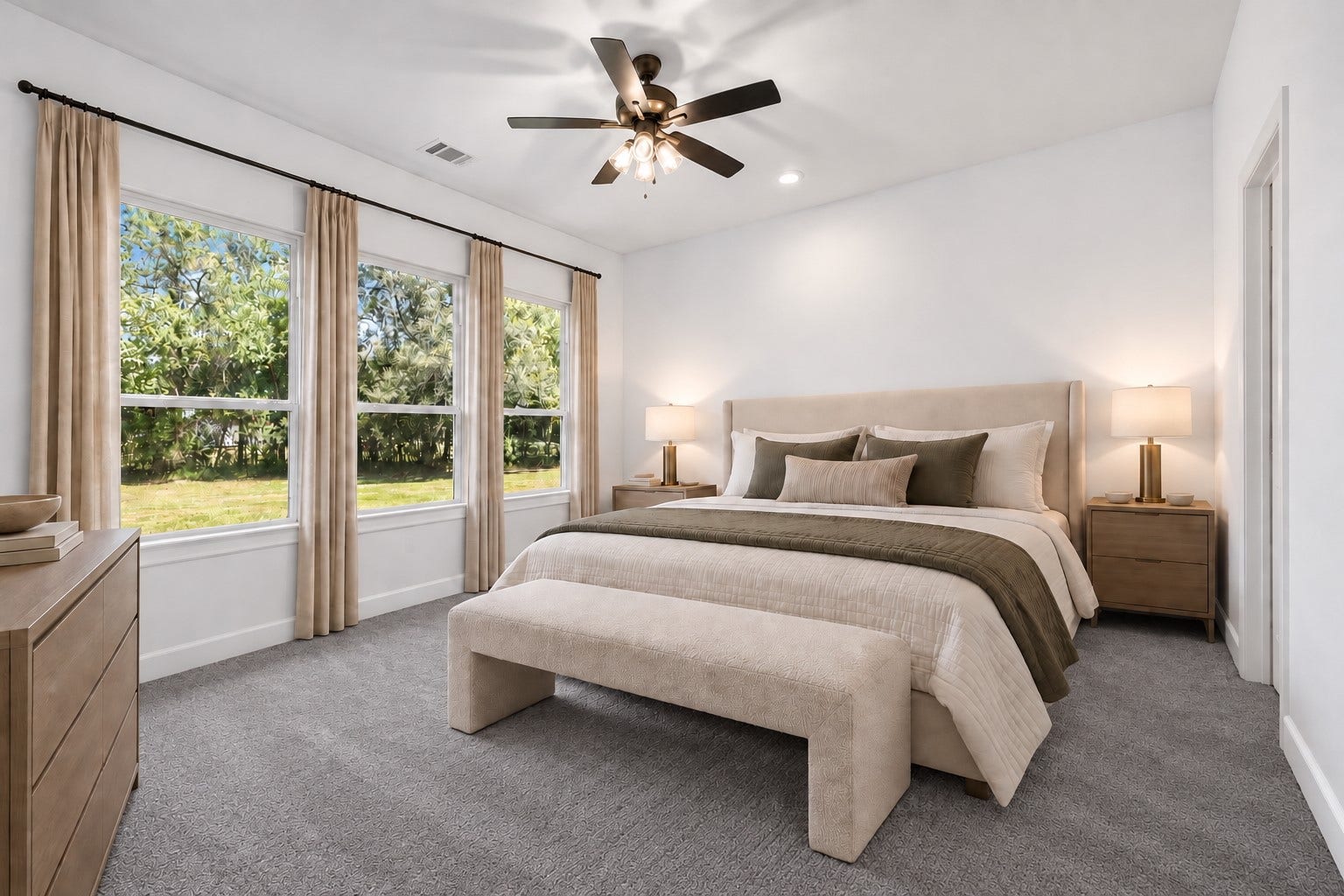 22694 Brook Forest Road, New Caney, TX 77357 HUGE secondary bedroom that is nearly as large as the primary suiteperfect for guests or multi-generational living!