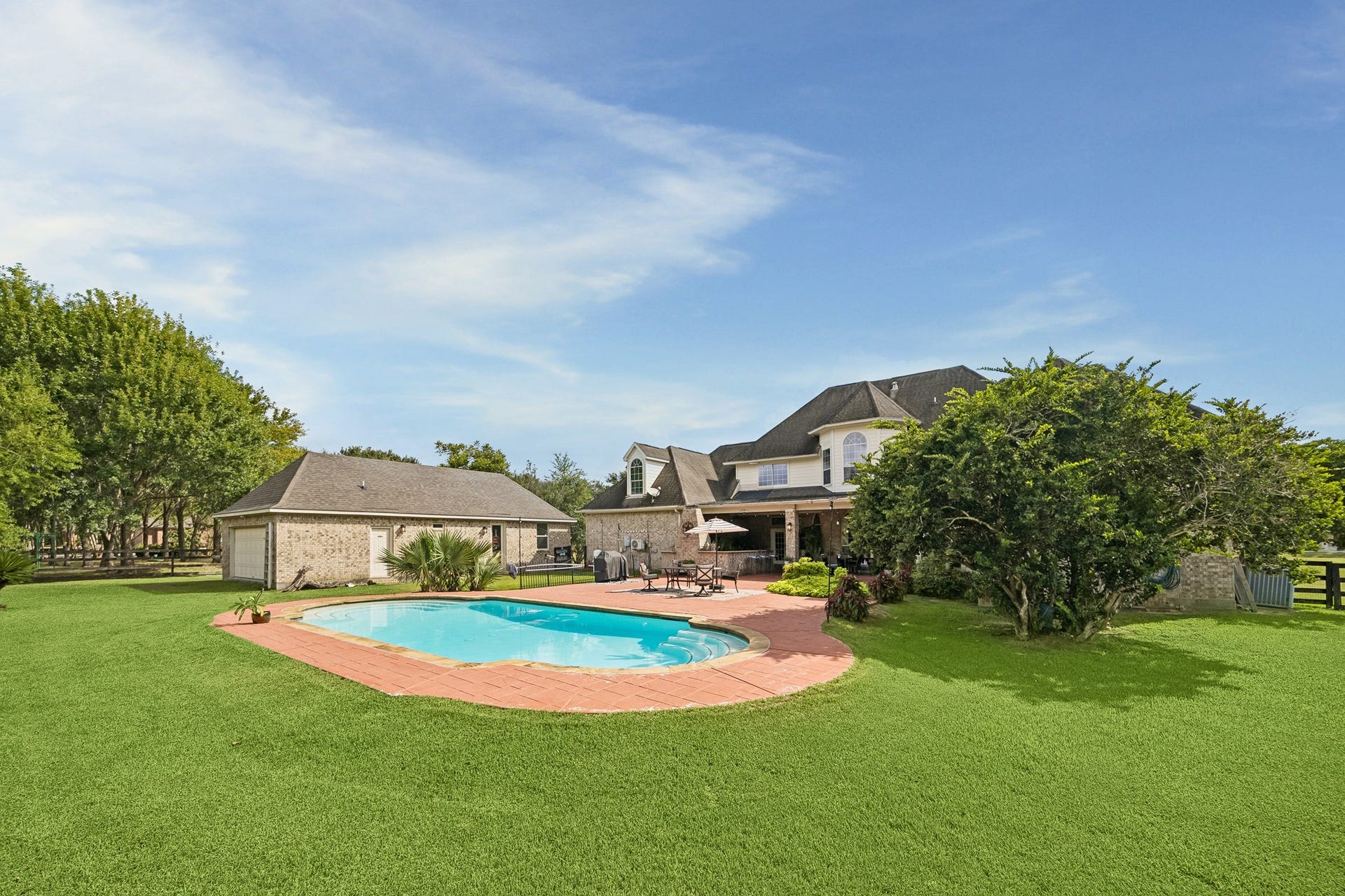 1319 Brazoswood Place, Richmond, TX 77406 Another beautiful backyard view