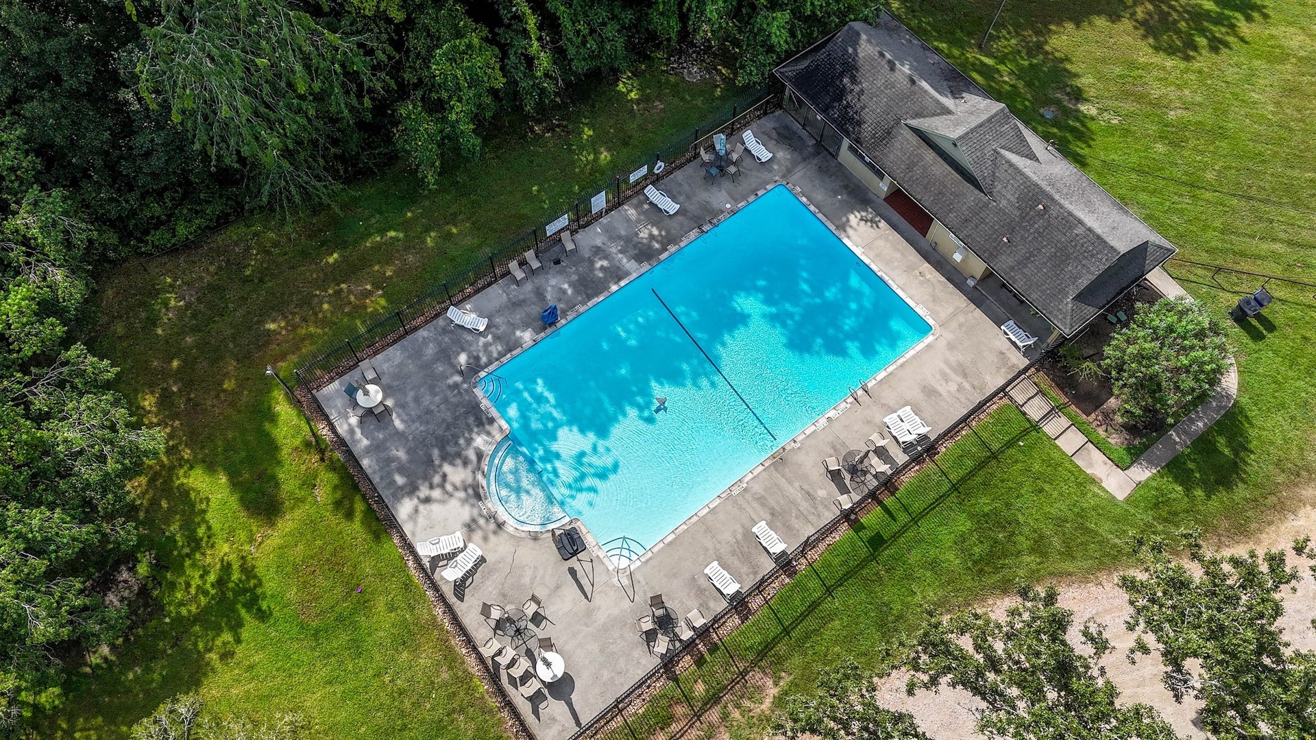 Needing to cool off during the summer...your covered with the neighborhood pool!