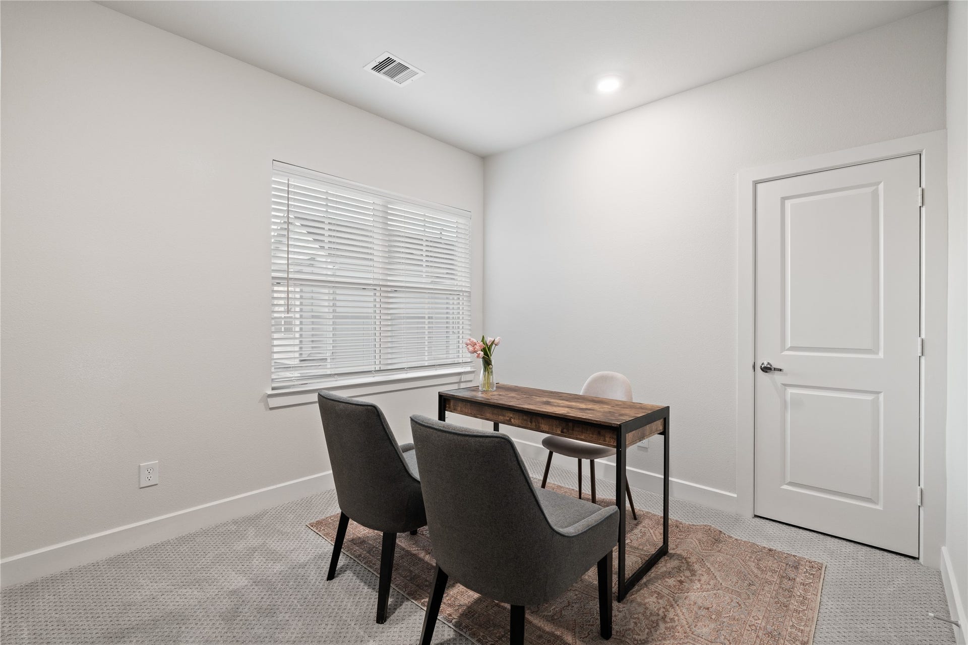 6509 Rena Street, Houston, TX 77092 Secondary bedroom with soft natural light and flexible layout potential.
