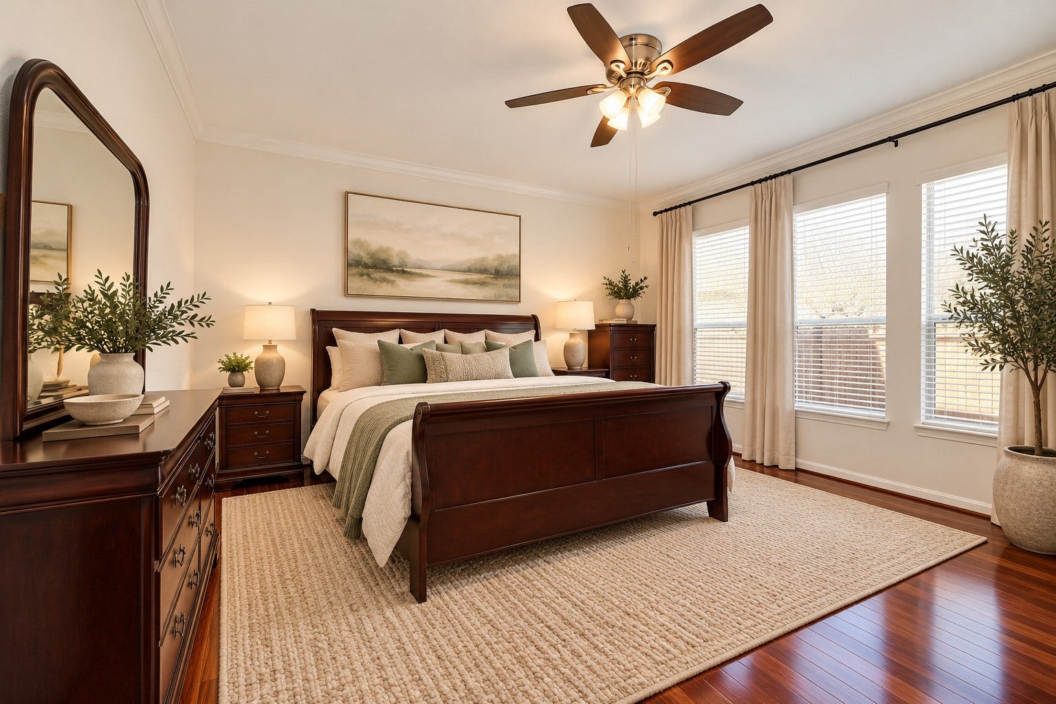 2705 Calico Creek Lane, Pearland, TX 77584 Virtually Staged Primary Bedroom