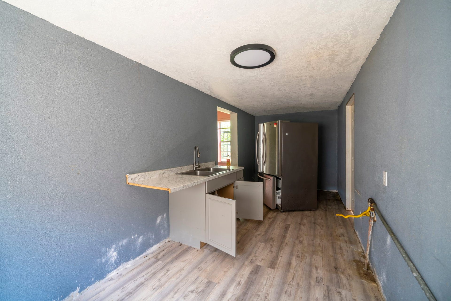 Kitchen area with a compact, efficient layout.