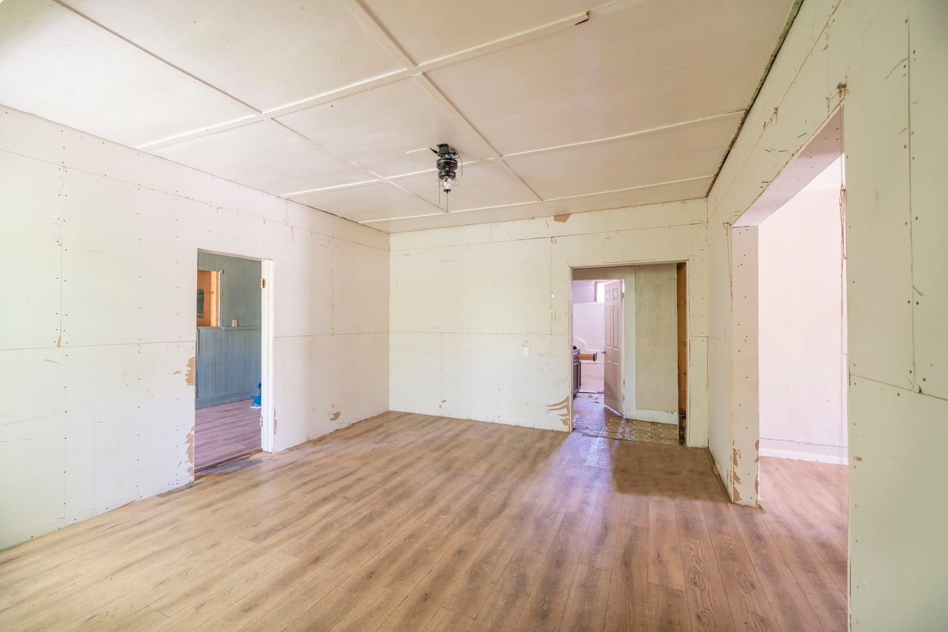 Main living area with an open feel and room to gather.