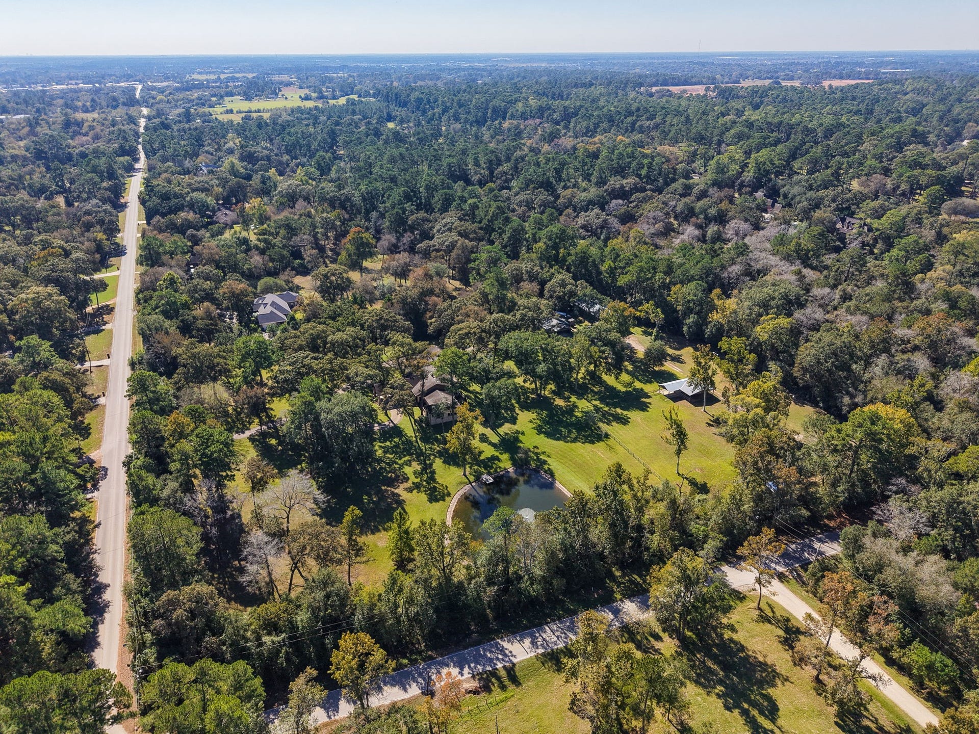 23107 Kobs Road, Tomball, TX 77377 Another aerial of the property.