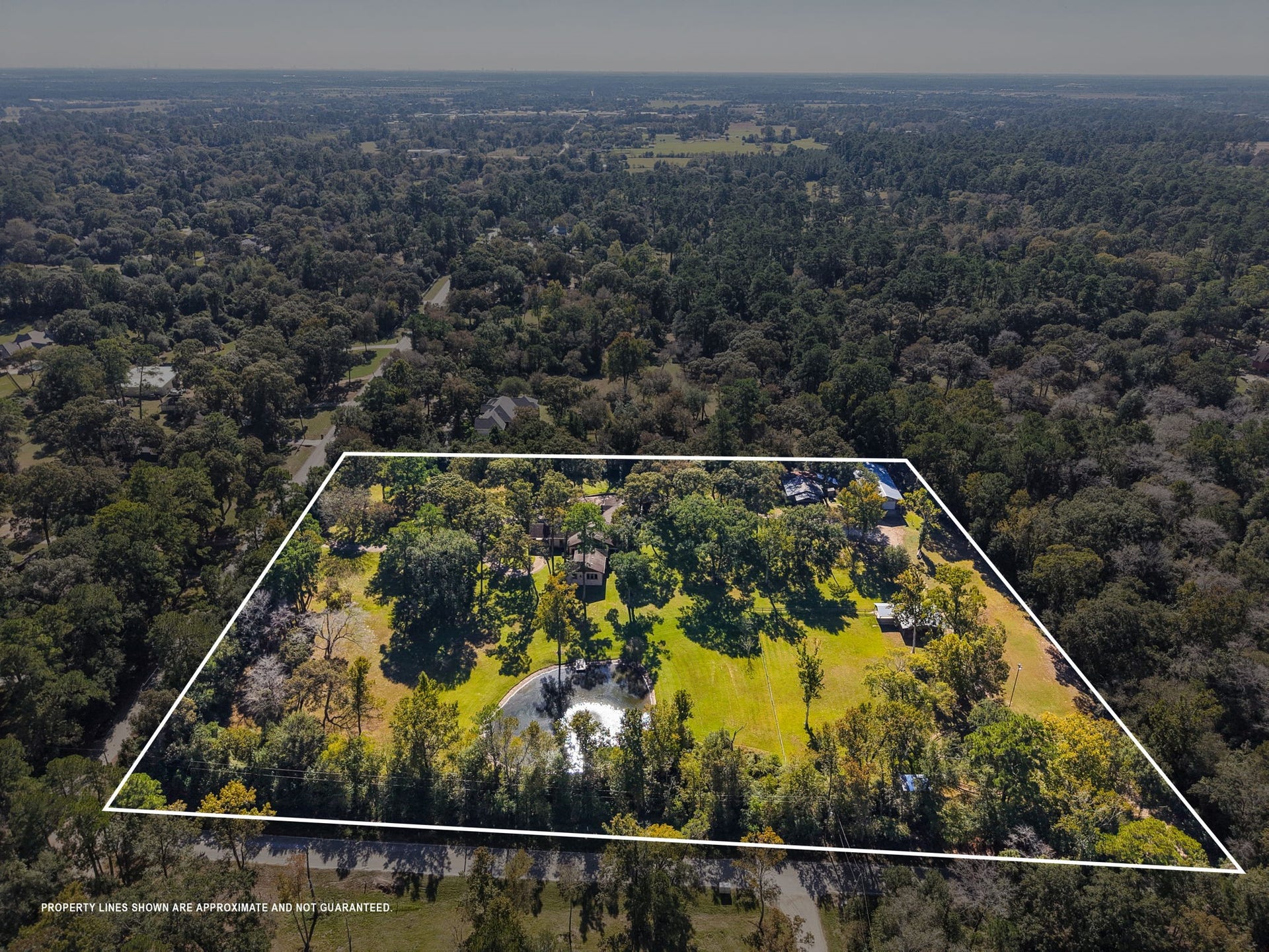 23107 Kobs Road, Tomball, TX 77377 Boundaries from the side of the property!
