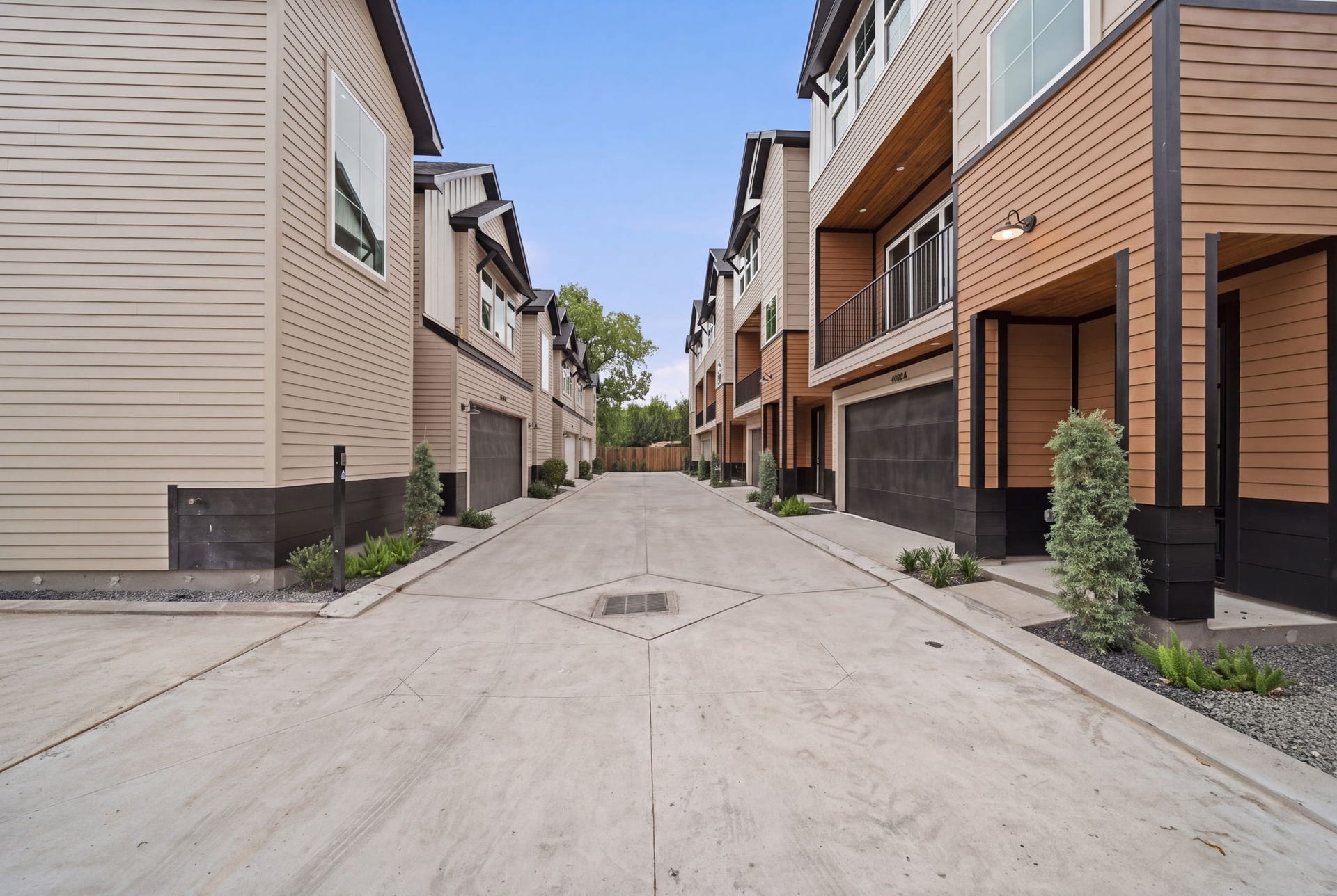 gated community view