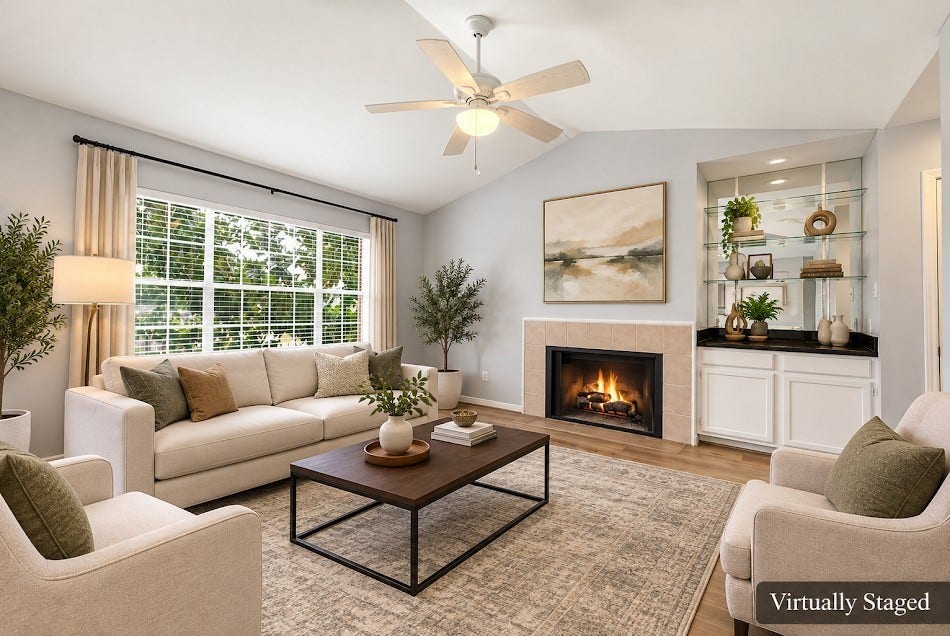 14600 Fonmeadow Drive, #1505, Houston, TX 77035 Living room (virtually staged)
