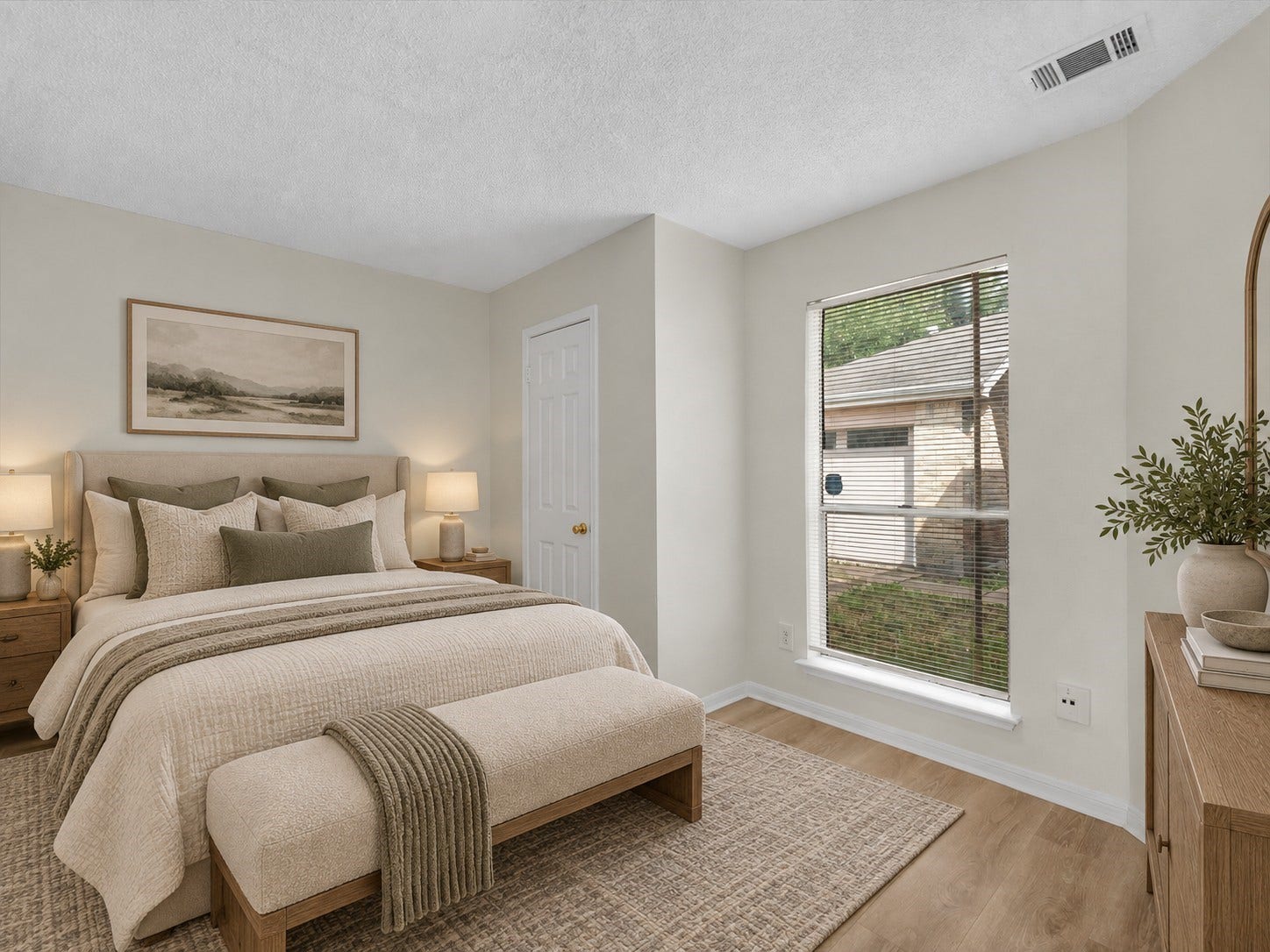 6338 Southwood Court N, Houston, TX 77035 Secondary Bedroom **virtually staged to show potential
