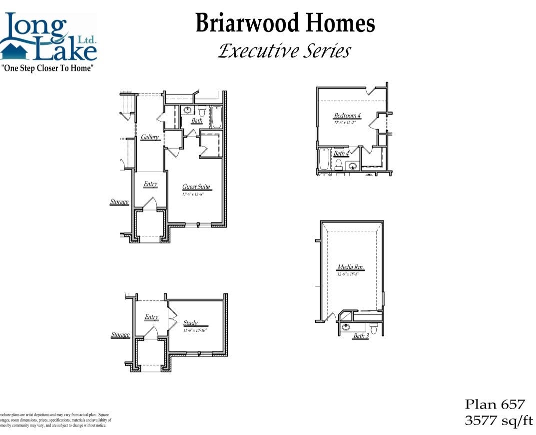 3213 Skerne Spring Drive, Spring, TX 77373 Plan 657 offers 5 bedrooms, 5 full baths, 1 half bath, and over 3,500 sqft of living space.