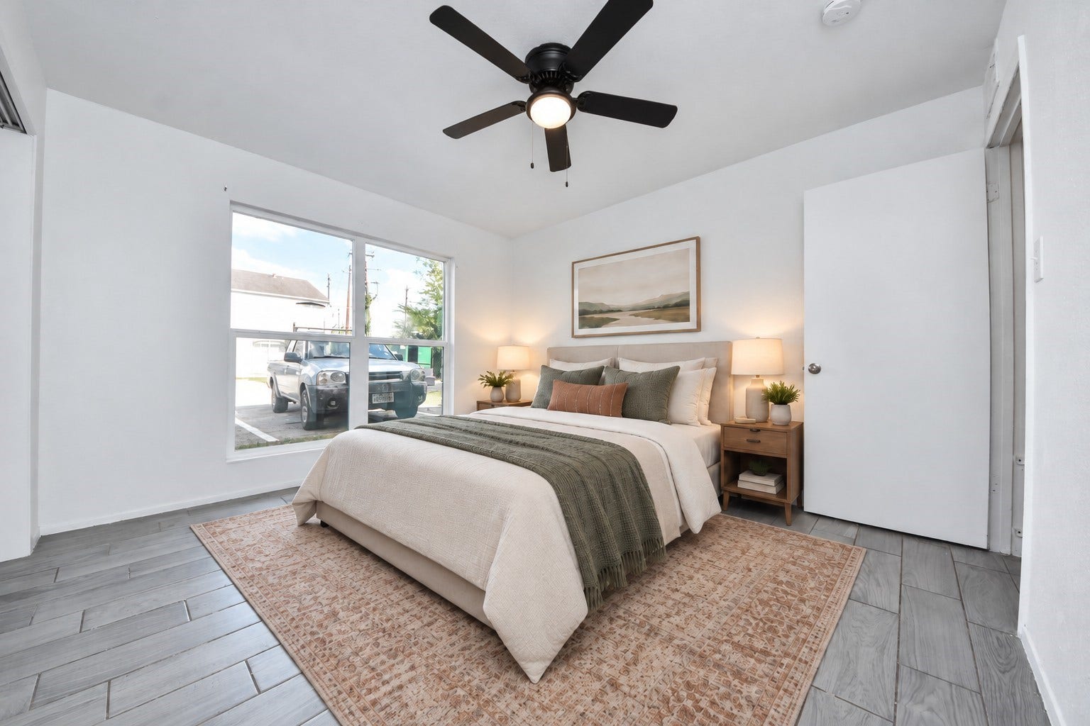 6200 W Tidwell Road, #703, Houston, TX 77092 Virtually staged bedroom 3.