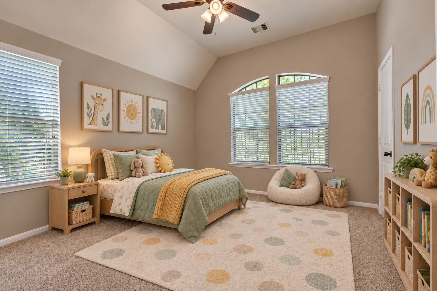 12615 Alsea Bay Court, Humble, TX 77346 Virtually Staged Secondary Bedroom 1