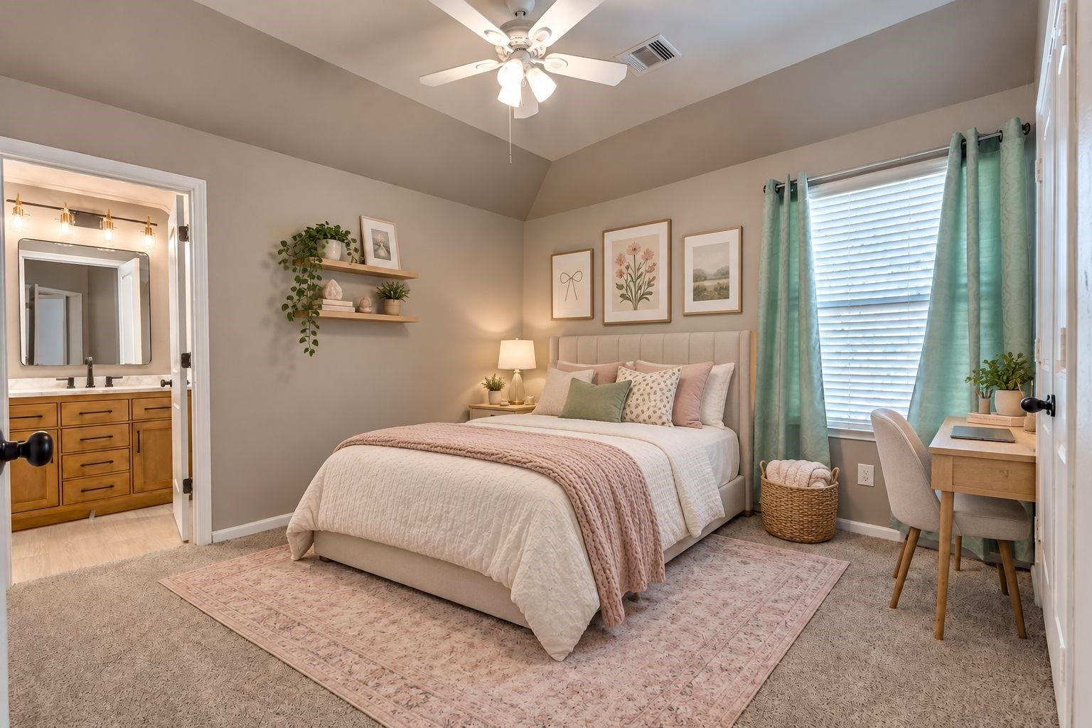 12615 Alsea Bay Court, Humble, TX 77346 Virtually Staged Secondary Bedroom 3