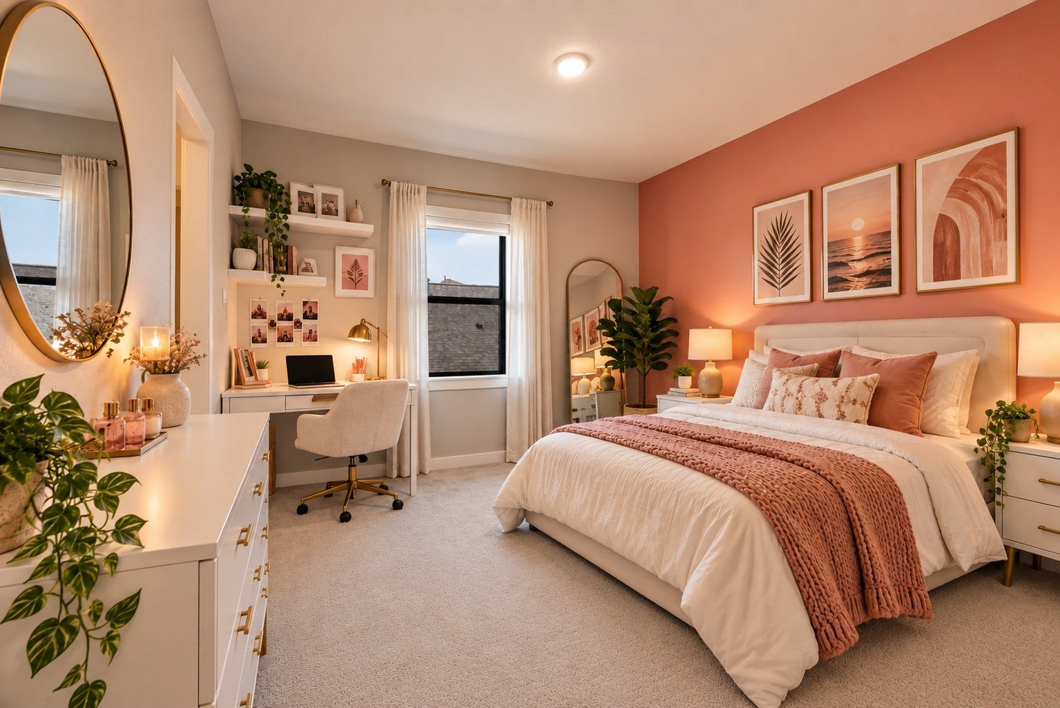 4439 Southpoint Way, Fulshear, TX 77441 Bedroom #5 virtually staged.