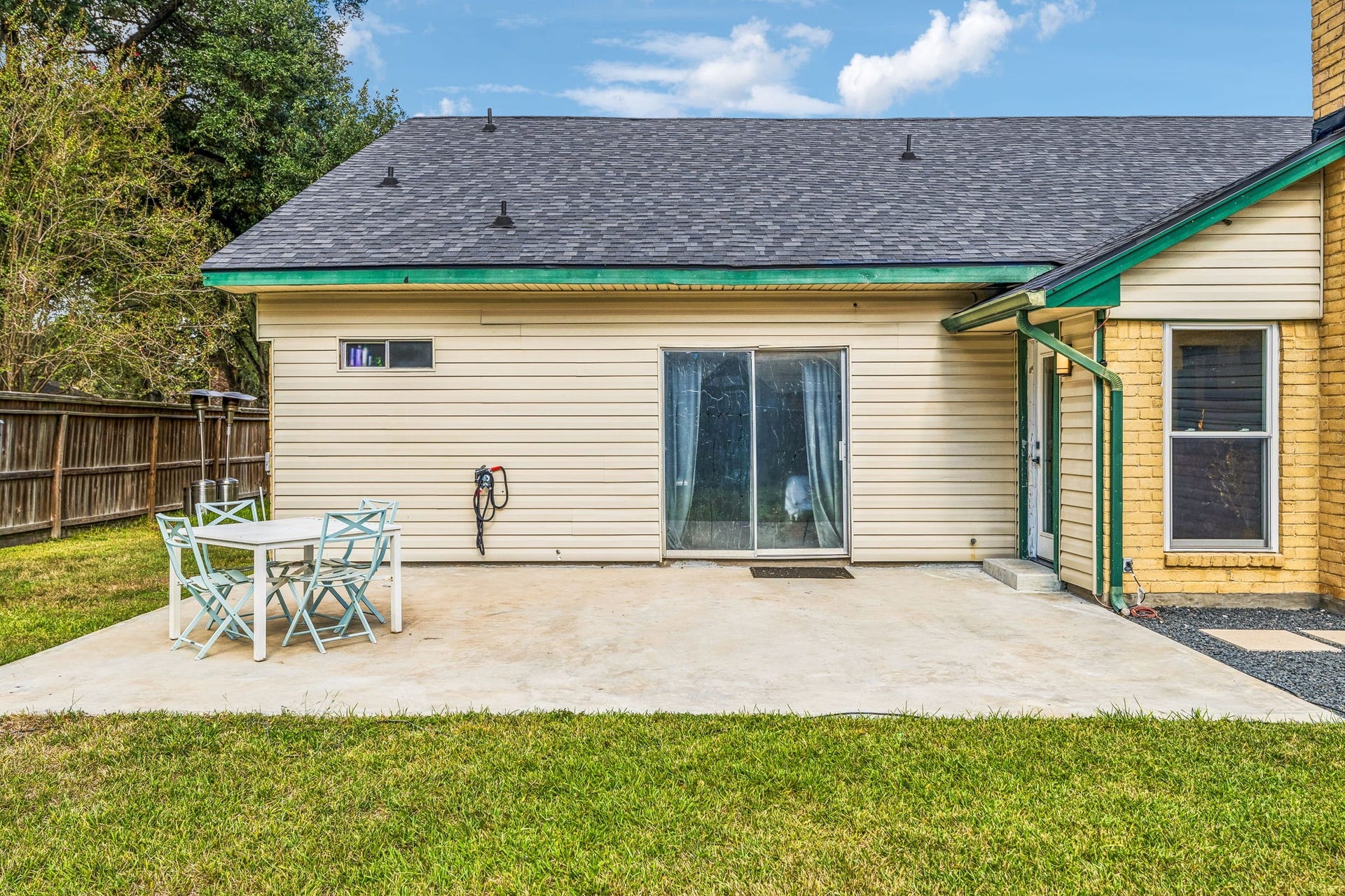 7803 Blackjack Court, Houston, TX 77088 Patio Slab ready for a future covered patio, customized to your style!