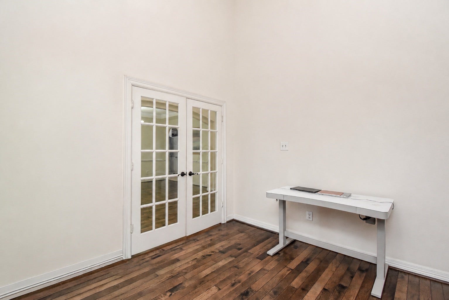 27807 Ashbrook Falls Court, Fulshear, TX 77441 To the immediate right when you enter is the office/study. This photo is virtually staged.