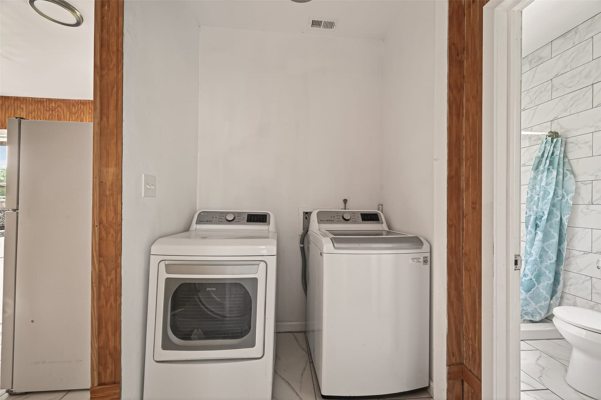 Indoor utility closet